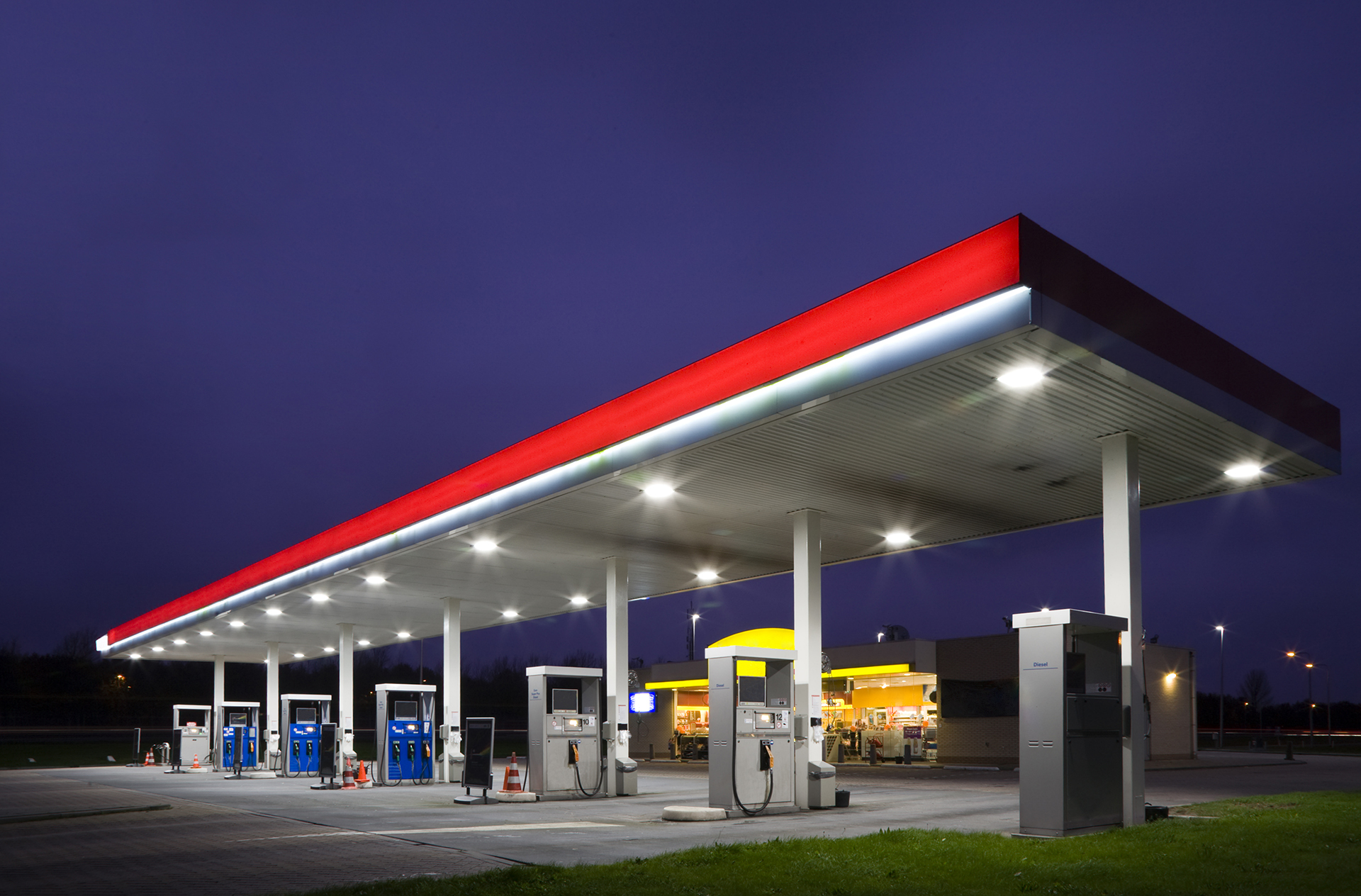 Posto de Gasolina - Máquina pagamento móvel ATEX
