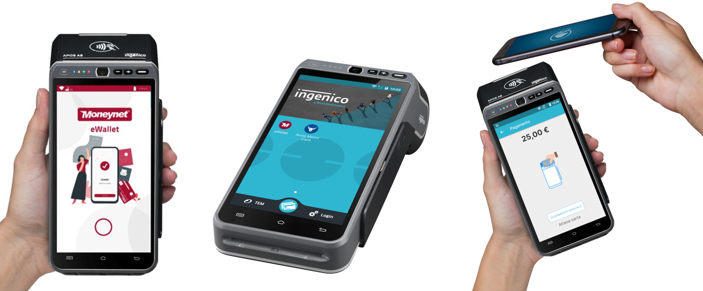 Android, pagamenti e servizi VAS: Moneynet ha scelto gli smartPOS Ingenico
